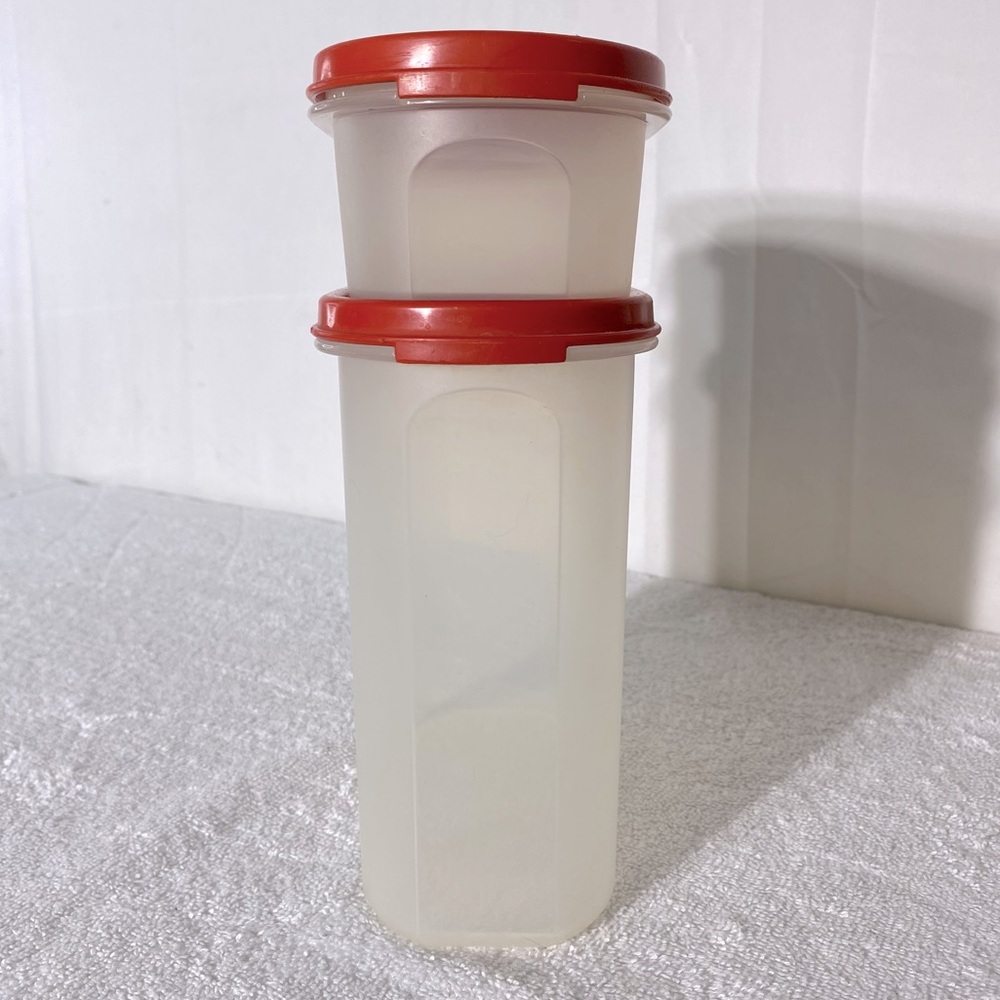 Tupperware Modular Mates Set with Red Lids 8pc - Picture 3 of 16